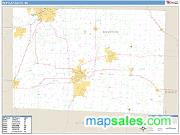 Newton County, MO <br /> Wall Map <br /> Zip Code <br /> Basic Style 2024 Map