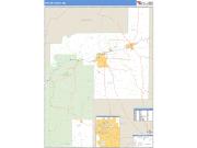 Phelps County, MO <br /> Wall Map <br /> Zip Code <br /> Basic Style 2024 Map