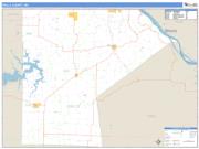 Ralls County, MO <br /> Wall Map <br /> Zip Code <br /> Basic Style 2024 Map