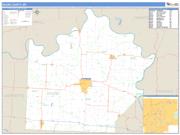 Saline County, MO <br /> Wall Map <br /> Zip Code <br /> Basic Style 2024 Map