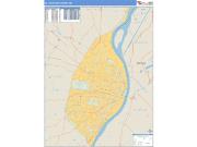 St. Louis City County, MO <br /> Wall Map <br /> Zip Code <br /> Basic Style 2024 Map