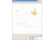 Adams County, NE <br /> Wall Map <br /> Zip Code <br /> Basic Style 2024 Map