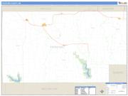 Frontier County, NE <br /> Wall Map <br /> Zip Code <br /> Basic Style 2024 Map