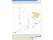 Hall County, NE <br /> Wall Map <br /> Zip Code <br /> Basic Style 2024 Map