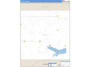 Harlan County, NE <br /> Wall Map <br /> Zip Code <br /> Basic Style 2024 Map