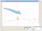 Keith County, NE <br /> Wall Map <br /> Zip Code <br /> Basic Style 2024 Map