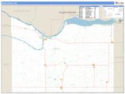 Knox County, NE <br /> Wall Map <br /> Zip Code <br /> Basic Style 2024 Map