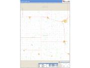 Saline County, NE <br /> Wall Map <br /> Zip Code <br /> Basic Style 2024 Map