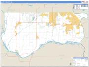 Sarpy County, NE <br /> Wall Map <br /> Zip Code <br /> Basic Style 2024 Map