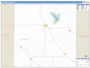 Sherman County, NE <br /> Wall Map <br /> Zip Code <br /> Basic Style 2024 Map