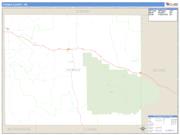 Thomas County, NE <br /> Wall Map <br /> Zip Code <br /> Basic Style 2024 Map