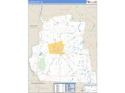 Cheshire County, NH <br /> Wall Map <br /> Zip Code <br /> Basic Style 2024 Map