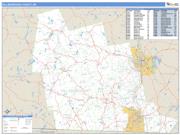 Hillsborough County, NH <br /> Wall Map <br /> Zip Code <br /> Basic Style 2024 Map