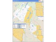 Passaic County, NJ <br /> Wall Map <br /> Zip Code <br /> Basic Style 2024 Map