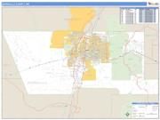 Bernalillo County, NM <br /> Wall Map <br /> Zip Code <br /> Basic Style 2024 Map