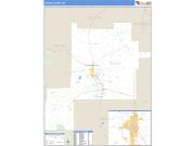 Chaves County, NM <br /> Wall Map <br /> Zip Code <br /> Basic Style 2024 Map