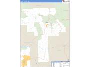 Grant County, NM <br /> Wall Map <br /> Zip Code <br /> Basic Style 2024 Map
