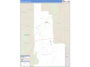 Hidalgo County, NM <br /> Wall Map <br /> Zip Code <br /> Basic Style 2024 Map