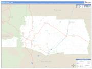 Mora County, NM <br /> Wall Map <br /> Zip Code <br /> Basic Style 2024 Map