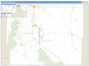 Torrance County, NM <br /> Wall Map <br /> Zip Code <br /> Basic Style 2024 Map
