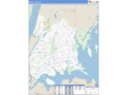 Bronx County, NY <br /> Wall Map <br /> Zip Code <br /> Basic Style 2024 Map