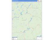 Hamilton County, NY <br /> Wall Map <br /> Zip Code <br /> Basic Style 2024 Map