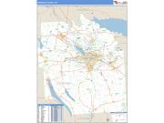 Onondaga County, NY <br /> Wall Map <br /> Zip Code <br /> Basic Style 2024 Map