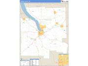 Tompkins County, NY <br /> Wall Map <br /> Zip Code <br /> Basic Style 2024 Map