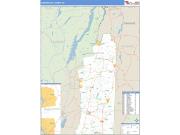 Washington County, NY <br /> Wall Map <br /> Zip Code <br /> Basic Style 2024 Map