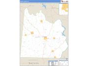 Anson County, NC <br /> Wall Map <br /> Zip Code <br /> Basic Style 2024 Map