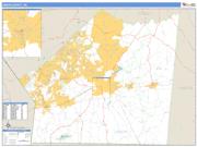 Union County, NC <br /> Wall Map <br /> Zip Code <br /> Basic Style 2024 Map