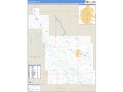 Ward County, ND <br /> Wall Map <br /> Zip Code <br /> Basic Style 2024 Map