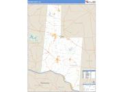 Brown County, OH <br /> Wall Map <br /> Zip Code <br /> Basic Style 2024 Map