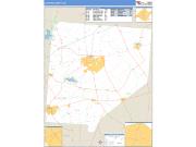 Clinton County, OH <br /> Wall Map <br /> Zip Code <br /> Basic Style 2024 Map