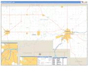 Defiance County, OH <br /> Wall Map <br /> Zip Code <br /> Basic Style 2024 Map