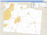 Greene County, OH <br /> Wall Map <br /> Zip Code <br /> Basic Style 2024 Map