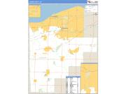 Lorain County, OH <br /> Wall Map <br /> Zip Code <br /> Basic Style 2024 Map