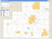 Medina County, OH <br /> Wall Map <br /> Zip Code <br /> Basic Style 2024 Map