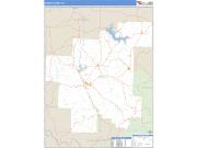 Noble County, OH <br /> Wall Map <br /> Zip Code <br /> Basic Style 2024 Map