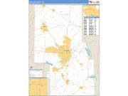 Richland County, OH <br /> Wall Map <br /> Zip Code <br /> Basic Style 2024 Map