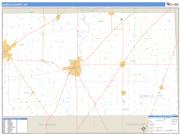 Seneca County, OH <br /> Wall Map <br /> Zip Code <br /> Basic Style 2024 Map