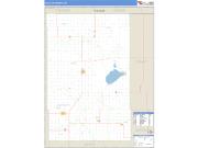 Alfalfa County, OK <br /> Wall Map <br /> Zip Code <br /> Basic Style 2024 Map