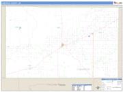 Cimarron County, OK <br /> Wall Map <br /> Zip Code <br /> Basic Style 2024 Map