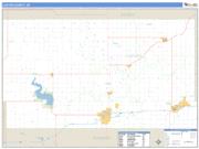 Custer County, OK <br /> Wall Map <br /> Zip Code <br /> Basic Style 2024 Map