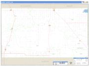 Dewey County, OK <br /> Wall Map <br /> Zip Code <br /> Basic Style 2024 Map