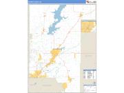 Rogers County, OK <br /> Wall Map <br /> Zip Code <br /> Basic Style 2024 Map
