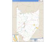 Armstrong County, PA <br /> Wall Map <br /> Zip Code <br /> Basic Style 2024 Map
