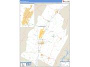 Blair County, PA <br /> Wall Map <br /> Zip Code <br /> Basic Style 2024 Map