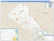 Bucks County, PA <br /> Wall Map <br /> Zip Code <br /> Basic Style 2024 Map