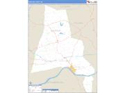 Montour County, PA <br /> Wall Map <br /> Zip Code <br /> Basic Style 2024 Map